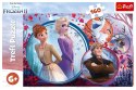 Trefl Puzzle 160 elementów. Frozen 2 (Kraina Lodu) - Siostrzana przygoda