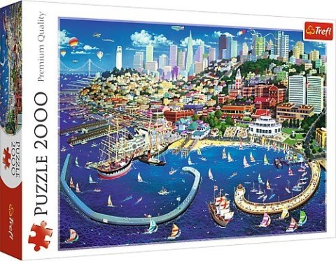 Trefl Puzzle 2000 elementów - Zatoka San Francisco