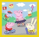 Trefl Puzzle 3w1 - Świnka Peppa - Wesoły dzień Peppy