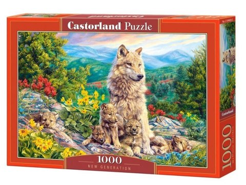 Castor Puzzle 1000 elementów Wilk Nowe pokolenie