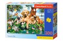 Castor Puzzle 200 elementów - Zwierzątka wakacyjni przyjaciele