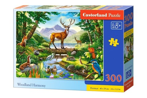 Castor Puzzle 300 elementów - Leśna harmonia