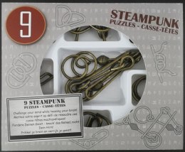 EUREKA 3D Gra Łamigłówka Puzzle Mania Steampunk Szary 9 szt.