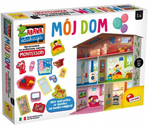 Lisciani Gra edukacyjna Montessori Maxi mój dom