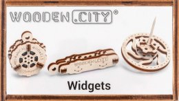 Wooden City Puzzle 3D Widgets