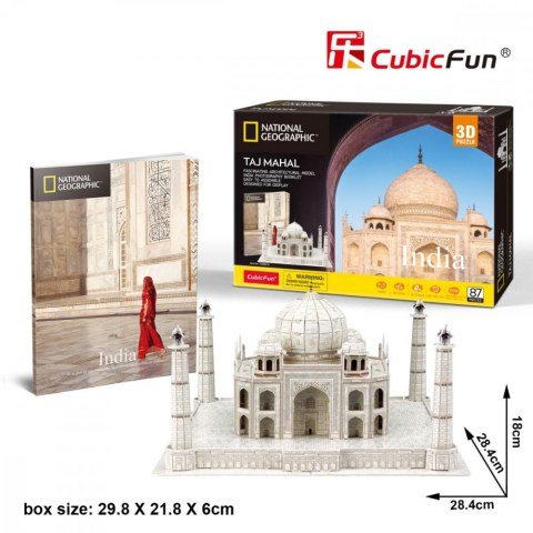 Cubic Fun Puzzle 3D Taj Mahal National Geographic