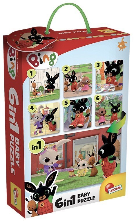 Lisciani Puzzle 6 w 1 Bing Baby