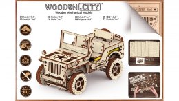 Wooden City Puzzle 3D Jeep 4x4