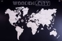 Wooden City Puzzle 3D Mapa świata rozmiar XL kolor naturalny