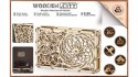 Wooden City Puzzle 3D Obraz kinetyczny