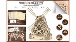 Wooden City Puzzle 3D Wiatrak