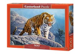 Castor Puzzle 500 elementów Tygrys na skałach