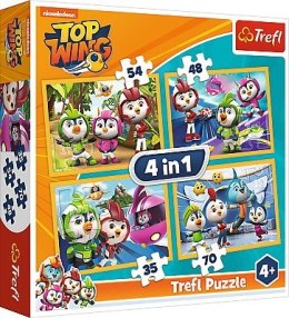 Trefl Puzzle 4w1 Ptasia Akademia