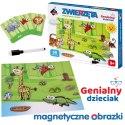 ASKATO Puzzle magnetyczne - Zwierzęta