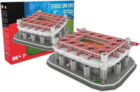 Symag Puzzle 3D Stadion San Siro red Nanostad 86 elementów