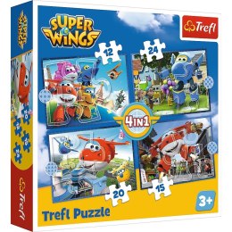 Trefl Puzzle 4w1 Odlotowa paczka