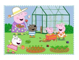 Trefl Puzzle 4w1 Wspomnienia z wakacji Peppa