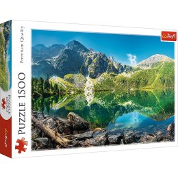 Trefl Puzzle 1500 elementów Jezioro Morskie Oko Tatry Polska