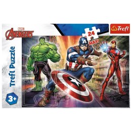 Trefl Puzzle 24 elementy MAXI W świecie Avengersów