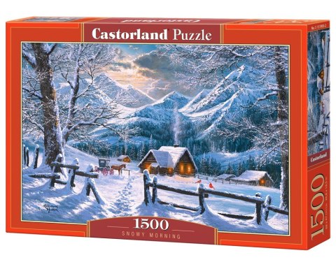 Castor Puzzle 1500 elementów Śnieżny poranek