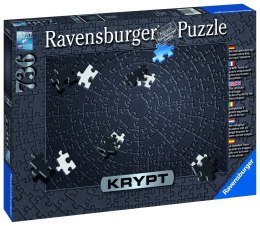 Ravensburger Polska Puzzle 736 elementów Krypt Czarne