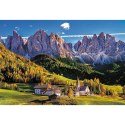 Trefl Puzzle 1500 elementów Dolina Val di Funes Dolomity Włochy