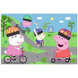 Trefl Puzzle 24 elementy Maxi Aktywny dzień Świnka Peppa