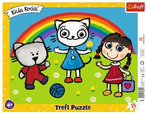 Trefl Puzzle 25 elementów Pogodny dzień Kici Koci