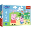 Trefl Puzzle 60 elementów Zabawy w gronie przyjaciół Peppa Pig