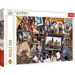 Trefl Puzzle 500 elementów Pamiątki z Hogwartu Harry Potter