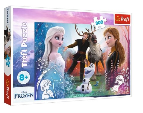 Trefl Puzzle 300 elementów Magiczny czas Frozen 2