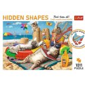 Trefl Puzzle Hidden Shapes Kocie wakacje