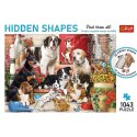 Trefl Puzzle Hidden Shapes Psia zabawa