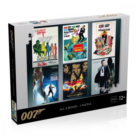 Winning Moves Puzzle James Bond 007 Actor Debut 1000 elementów