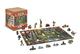 Wooden City Puzzle drewniane 3D Domek w lesie A cottage in the woods L