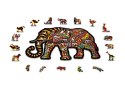 Wooden City Puzzle drewniane 3D Magiczny słoń Magic elephant M