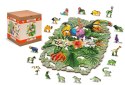 Wooden City Puzzle drewniane 3D Ptaki tropikalne Tropical birds L