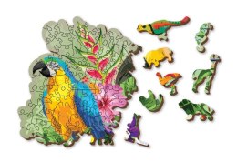 Wooden City Puzzle drewniane 3D Ptaki tropikalne Tropical birds M