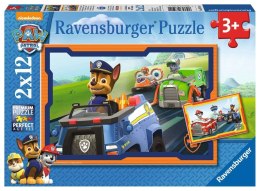 Ravensburger Polska Puzzle 2x12 elementów - Psi Patrol, Misja