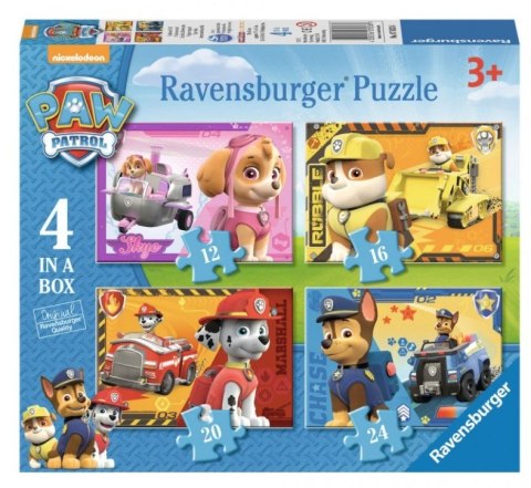 Ravensburger Polska Puzzle 4w1 Psi Patrol