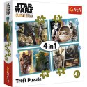 Trefl Puzzle 4w1 Mandalorian Gwiezdne Wojny