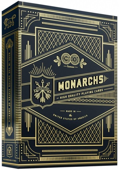 Bicycle Karty Monarchs Deck Czarne