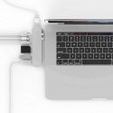 HyperDrive Stacja dokująca Hyper PRO 8-in-2 USB-C HUB, 4K HDMI, MiniDP, USB-A, USB-C Srebrna