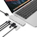 HyperDrive Stacja dokująca Hyper PRO 8-in-2 USB-C HUB, 4K HDMI, MiniDP, USB-A, USB-C Srebrna