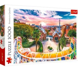 Trefl Puzzle 1000 elementów Zachód słońca nad Barceloną