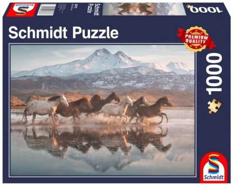 Schmidt Puzzle Premium Quality 1000 elementów Konie w Kapadocji