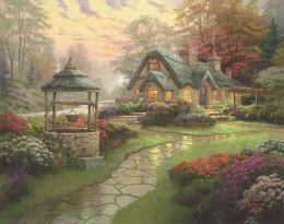 Schmidt Puzzle Premium Quality 1000 elementów THOMAS KINKADE Dom ze studnią