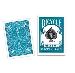 Bicycle Karty Turquoise Back