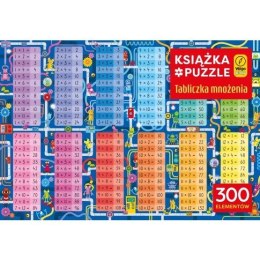 Wilga Play Puzzle 300 elementów + Książka - Tabliczka mnożenia