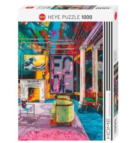 Heye Puzzle 1000 elementów Pokój z falą